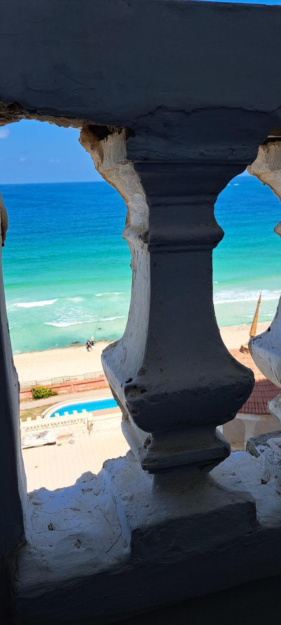 Panorama Apartment With A Charming Sea View Near Alexandria And Burg Elarab Intl Airport With Free Wifi شقة باطلالة ساحرة على البحر اول الساحل الشمالي Eksteriør bilde